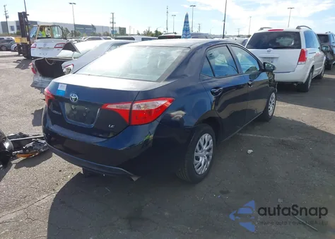 2017 Toyota Corolla Le from USA, damaged, VIN 5YFBURHE4HP725412